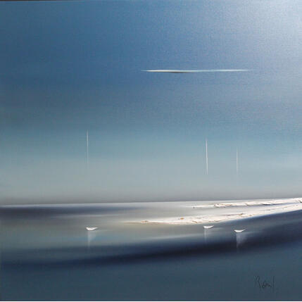 Painting Evasion 93 by Roussel Marie-Ange et Fanny | Painting