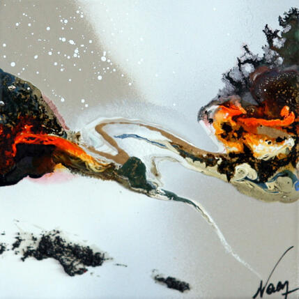 Painting C4133 by Naen | Painting Abstract Acrylic, Ink