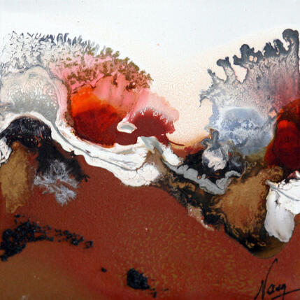 Painting C4074 by Naen | Painting Abstract Acrylic, Ink