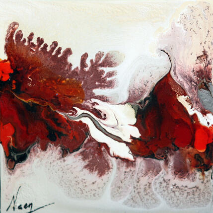 Painting C4077 by Naen | Painting Abstract Acrylic, Ink