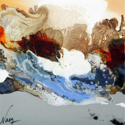 Painting C4078 by Naen | Painting Abstract Acrylic, Ink