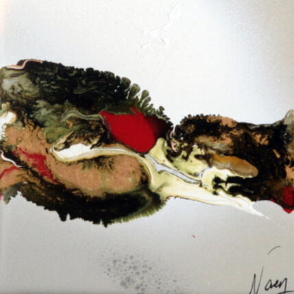 Painting C1999 by Naen | Painting Abstract Acrylic, Ink