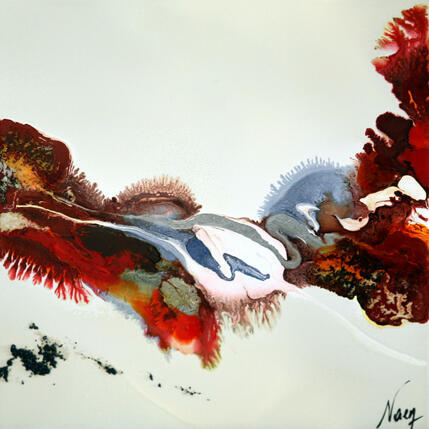 Painting C4087 by Naen | Painting Abstract Acrylic, Ink Pop icons