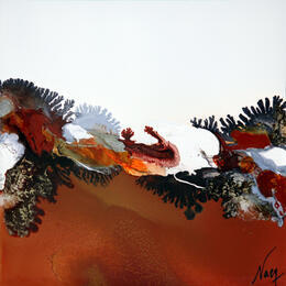 Painting C4086 by Naen | Painting Abstract Acrylic, Ink Pop icons