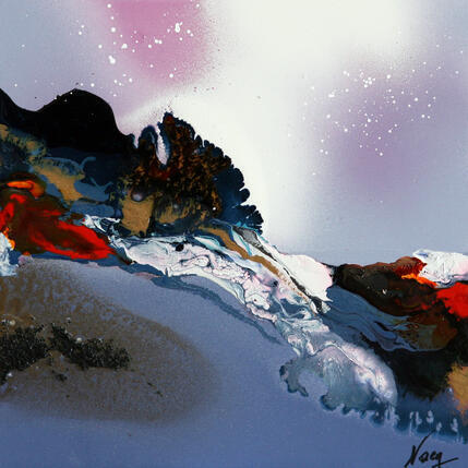 Painting C4128 by Naen | Painting Abstract Acrylic, Ink Pop icons