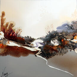 Painting C3677 by Naen | Painting Abstract Acrylic, Ink