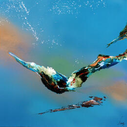 Painting C2301 by Naen | Painting Abstract Acrylic, Ink