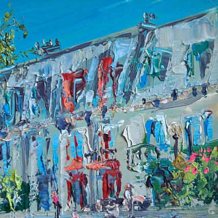 Painting perfectly aligned by Rodrigues Bené | Painting