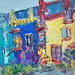 Painting splash of color by Rodrigues Bené | Painting Figurative Urban Acrylic