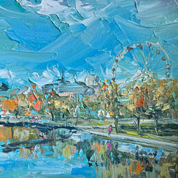 Painting windy days by Rodrigues Bené | Painting