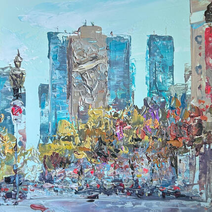 Painting watching over you by Rodrigues Bené | Painting Figurative Acrylic Pop icons, Urban
