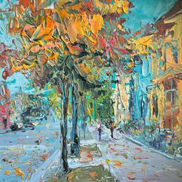 Painting falling for you by Rodrigues Bené | Painting