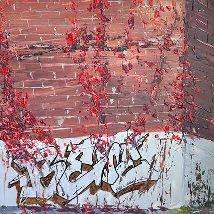Painting street art in Montreal by Rodrigues Bené | Painting Figurative Acrylic Urban