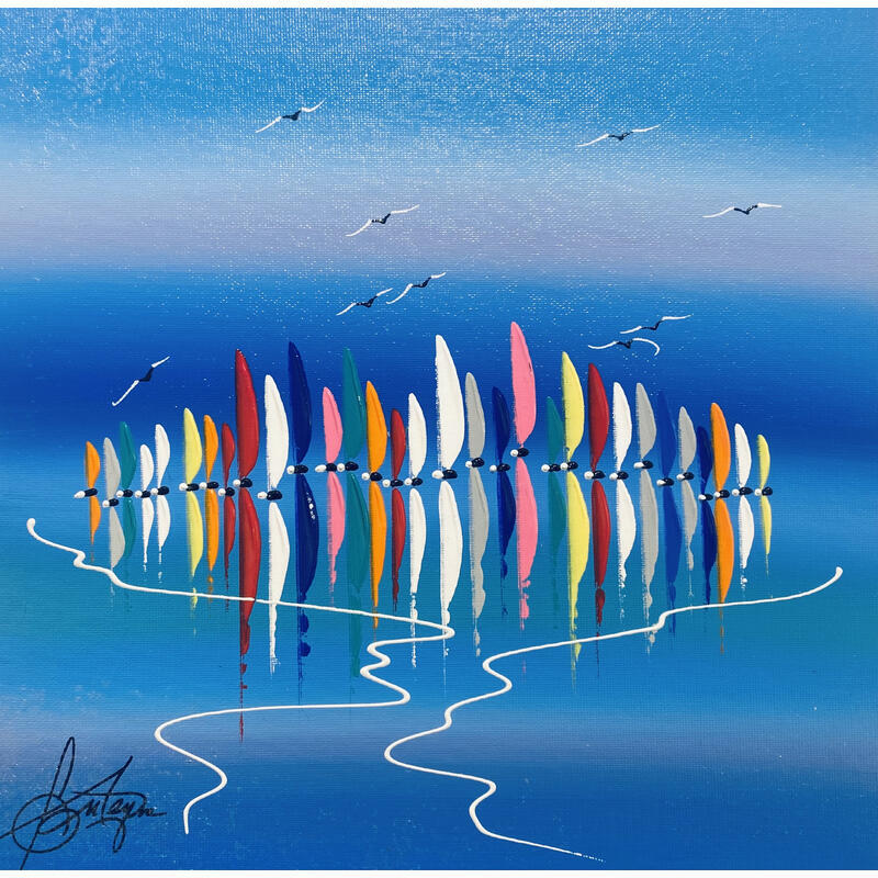 Painting Saline élégance by Fonteyne David | Painting Figurative Acrylic