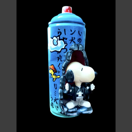 Sculpture Snoopy Sensei by Rocky Chaplin | Sculpture Pop-art Acrylic, Metal Pop icons