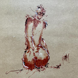 Peinture Nadine par Sahuc François | Tableau