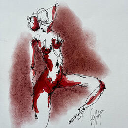 Peinture Louise par Sahuc François | Tableau