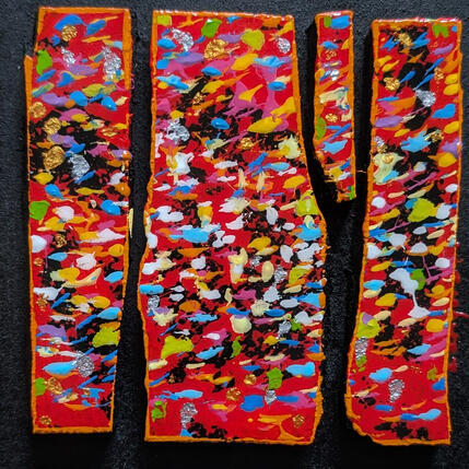 Pintura Bc4 touche multi rouge por Langeron Luc | Pintura