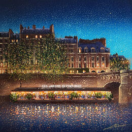 Pintura Les jardins du Pont-Neuf por Dessapt Alan | Pintura