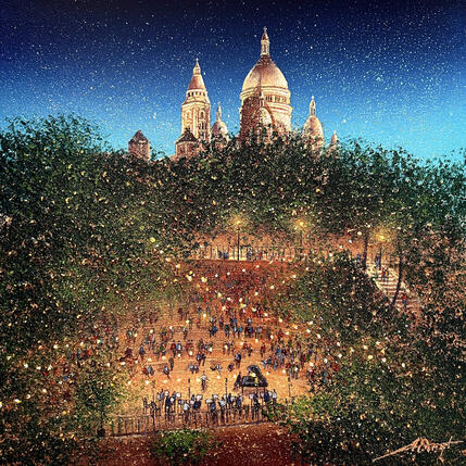 Pintura Les arènes lyriques por Dessapt Alan | Pintura