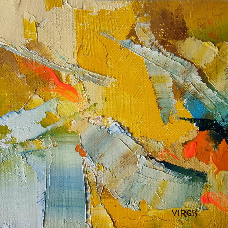 Pintura SEASHORE por Virgis | Pintura Abstracto Minimalista Aceite