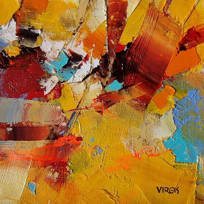 Pintura PROSPERITY por Virgis | Pintura Abstracto Minimalista Aceite