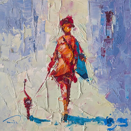 Gemälde Est-ce elle? von Tomàs | Gemälde