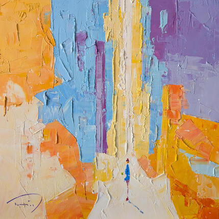 Painting El vestido azul by Tomàs | Painting