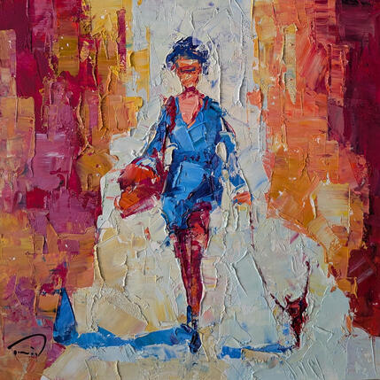 Painting Le petit chat roux by Tomàs | Painting