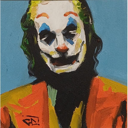 Painting Le joker by G.C.Popartist | Painting Pop-art Acrylic, Gluing, Graffiti Pop icons