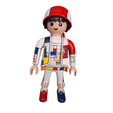 Skulptur Mondrian Charlie von Peggy Cannonge | Skulptur