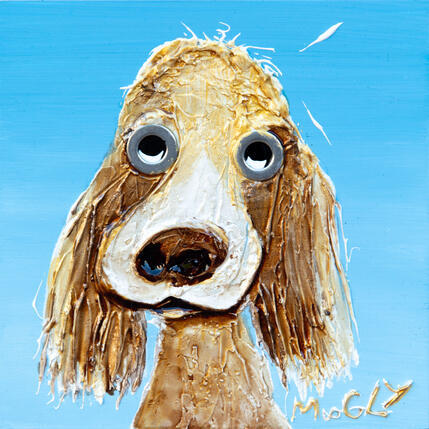 Peinture Truffus par Moogly | Tableau Art Singulier Acrylique, Pigments, Résine Animaux