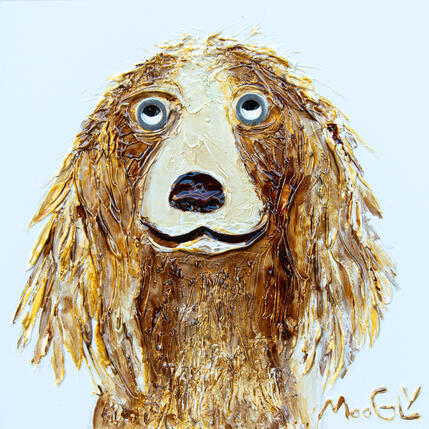 Peinture Radius par Moogly | Tableau Art Singulier Acrylique, Pigments, Résine Animaux