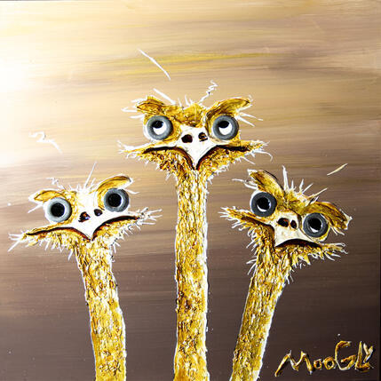 Peinture Indignus par Moogly | Tableau Art Singulier Acrylique, Pigments, Résine Animaux
