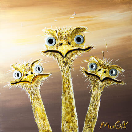 Peinture Egalitus par Moogly | Tableau Art Singulier Acrylique, Pigments, Résine Animaux