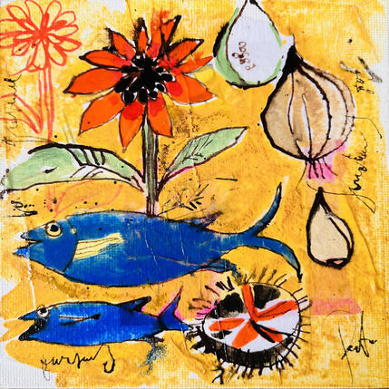 Painting Saveurs de Provence by Colombo Cécile | Painting