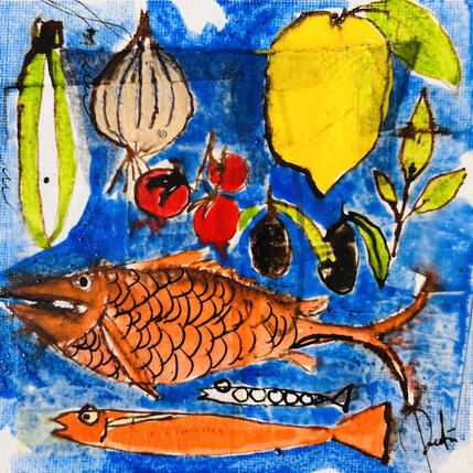Painting Recette provençale  by Colombo Cécile | Painting