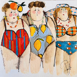 Painting Laura Nathalie, gaelle by Colombo Cécile | Painting