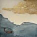 Painting SUMMER LOVE by Roma Gaia | Painting Subject matter Minimalist Acrylic Sand