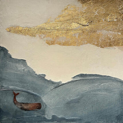 Painting SUMMER LOVE by Roma Gaia | Painting Subject matter Acrylic, Sand Minimalist