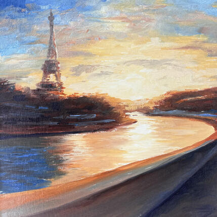 Painting Bord de Seine #2 by Piffard Cédric | Painting