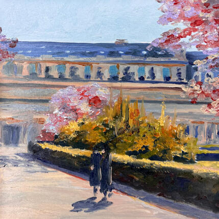 Painting Balade aux Tuileries by Piffard Cédric | Painting