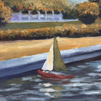 Peinture Petit bateau par Piffard Cédric | Tableau