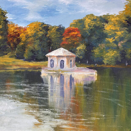 Peinture Fontainebleau par Piffard Cédric | Tableau