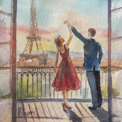 Painting Un Pas à Paris  by Khomyakova  Liliya  | Painting
