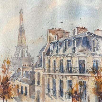 Painting Paris Haussmannien  by Khomyakova  Liliya  | Painting