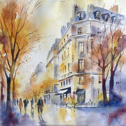 Painting Lumière d’Automne  by Khomyakova  Liliya  | Painting
