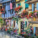 Pintura Blooming alsace por Rasa | Pintura Figurativo Urbano Acrílico