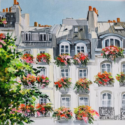 Painting One day in paris by Rasa | Painting