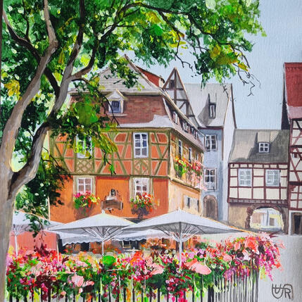 Painting Summer joys in Colmar by Rasa | Painting